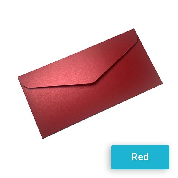 Multiple Sizes Color Envelope Set for All Purposes, 140 x 90mm / Red