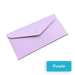 Multiple Sizes Color Envelope Set for All Purposes, 140 x 90mm / Purple