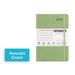 PAPERIDEAS 2022 A5 Hardcover Planner Notebook, Avocado Green