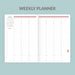 PAPERIDEAS 2022 A5 Hardcover Planner Notebook