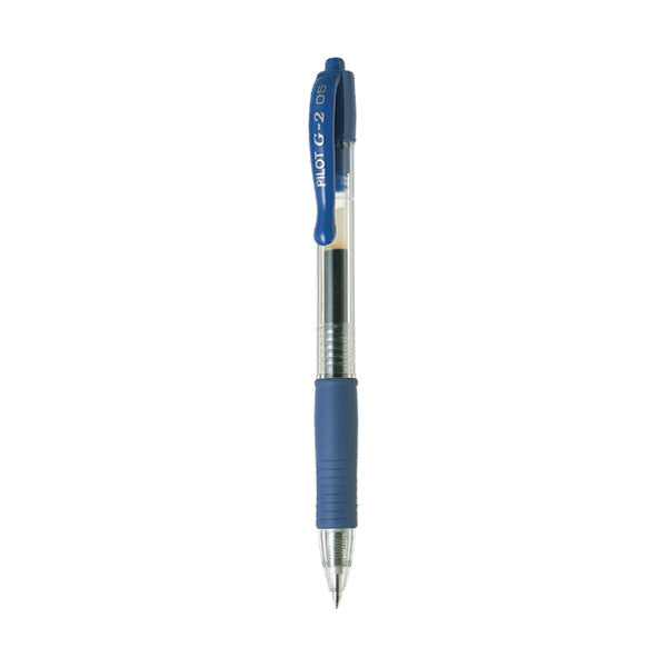 PILOT G2 Premium Retractable Rollerball Gel Pen and Refill 0.38/0.50/0.70mm, 0.50mm / Blue