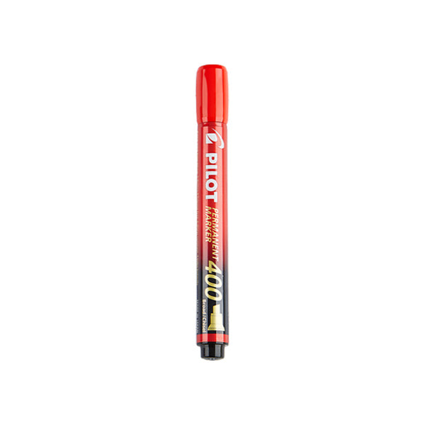 PILOT Permanent Marker Bullet / Chisel Tip Pen / Set, Red / 1 Pcs / Chisel