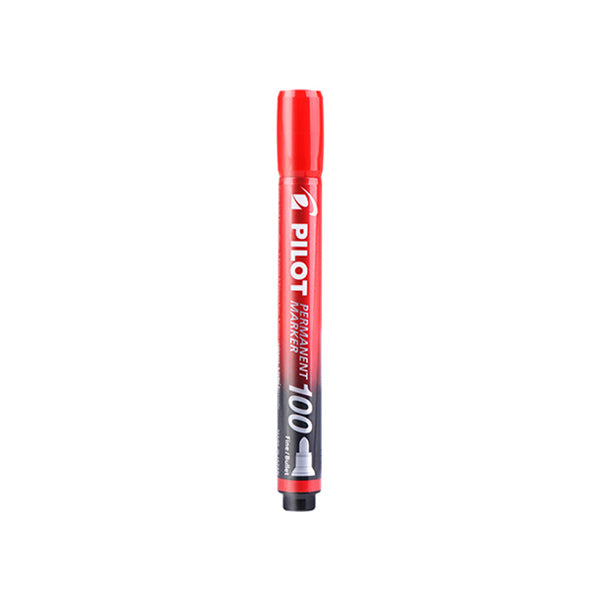 PILOT Permanent Marker Bullet / Chisel Tip Pen / Set, Red / 1 Pcs / Bullet