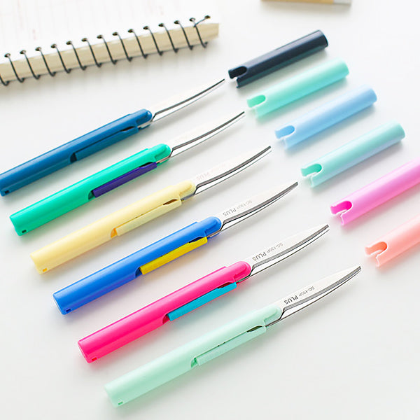 Japanese stationery portable pen-shaped scissors paper-cutting
