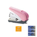 PLUS Flat Clinch Power Assist Stapler, Pastel Pink / extra 3000 Staples