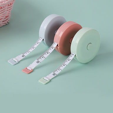 Pastel Color Flexible Pocket Tape Measure Inch and Centimeter