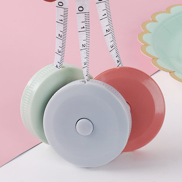 Pastel Color Flexible Pocket Tape Measure Inch and Centimeter — A