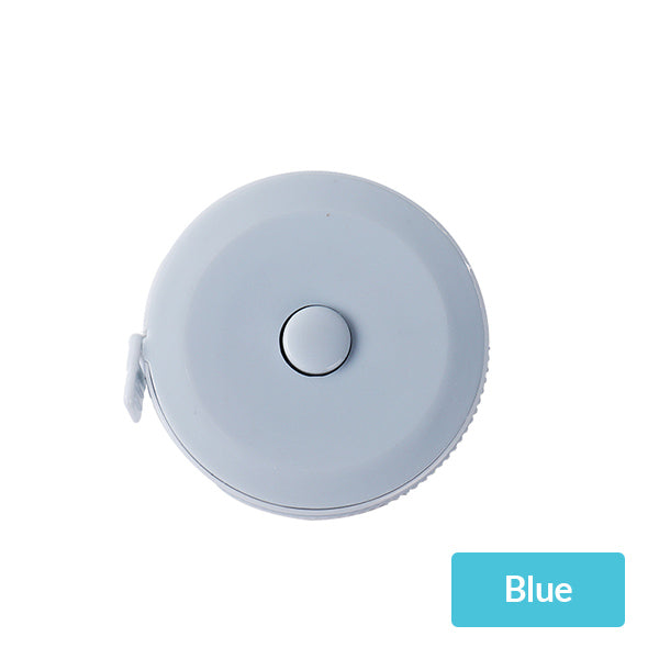 Pastel Color Flexible Pocket Tape Measure Inch and Centimeter, Blue