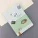 Pastel Color Illustration Thick Page Personal Journal Notebook, 🥙Food (Green)