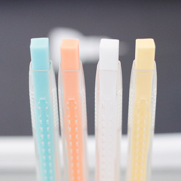 KOKUYO Pen Shape Pencil Eraser with Sliding Sleeves