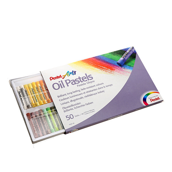 Pentel Arts Oil Pastels - Pack of 50