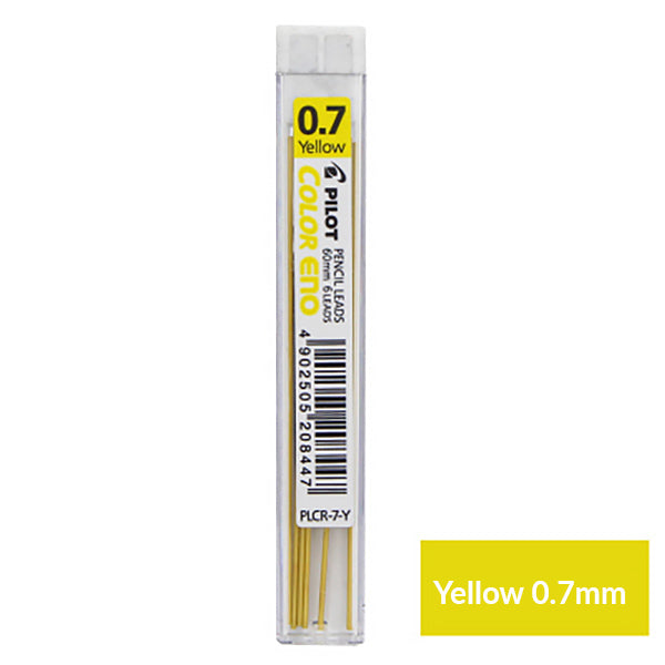Pilot Color Eno Erasable Lead 8 Colors 0.7mm, Yellow