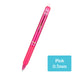 Pilot FriXion Ball Knock Erasable Gel Pen 0.5mm 10 Colors, Pink