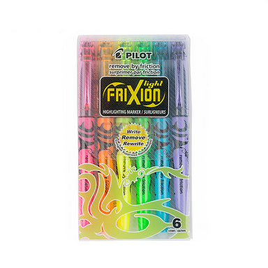 Pilot FriXion Light Color Erasable Highlighter 6 Colors Set