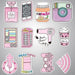 Pink Carton Stickers