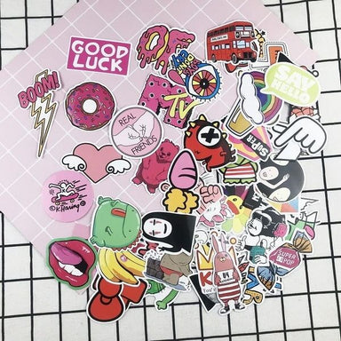 Pink Carton Stickers
