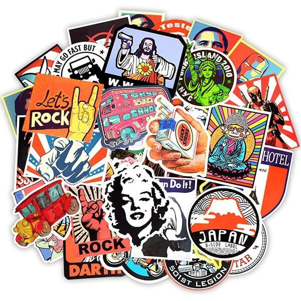 Retro Style Stickers — A Lot Mall