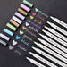 STA Metallic Glitter Color Marker 10 Colors Set