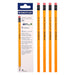 STAEDTLER HB /2B /2H Pencil 12 Pcs Set, 2B / with Eraser