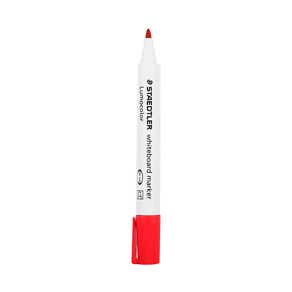 STAEDTLER Lumocolor Whiteboard Dry-Wipe Marker Pen / Set, Red