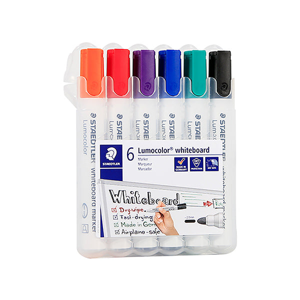 STAEDTLER Lumocolor Whiteboard Dry-Wipe Marker Pen Set