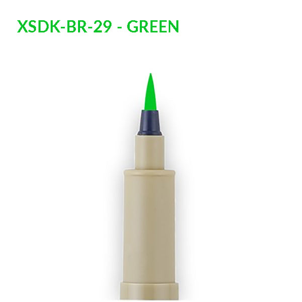 Sakura Pigma Brush Colored Pen, XSDK-BR-29 - GREEN