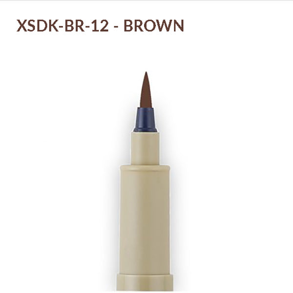 Sakura Pigma Brush Colored Pen, XSDK-BR-12 - BROWN