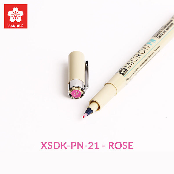 Sakura Pigma Micron PN Colored Pen / Set, XSDK-PN-21 - ROSE, Marker