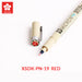 Sakura Pigma Micron PN Colored Pen / Set, XSDK-PN-19 - RED, Marker