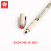 Sakura Pigma Micron PN Colored Pen / Set, XSDK-PN-19 - RED
