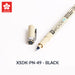 Sakura Pigma Micron PN Colored Pen / Set, XSDK-PN-49 - BLACK