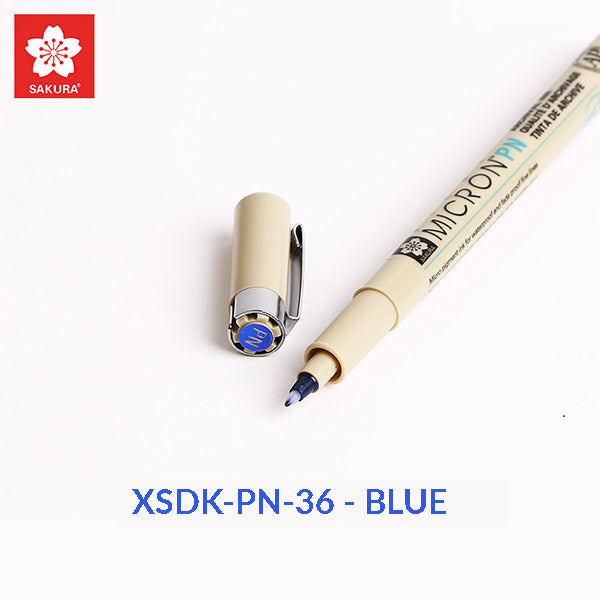 Sakura Pigma Micron PN Colored Pen / Set, XSDK-PN-36 - BLUE, Marker