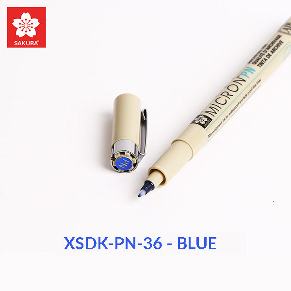 Sakura Pigma Micron PN Colored Pen / Set, XSDK-PN-36 - BLUE
