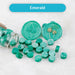 Sealing Wax Beads Set for Stamp, Emerald