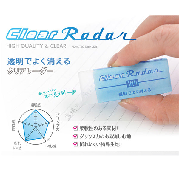 Seed Clear Radar Color Changing Eraser — A Lot Mall
