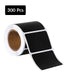 Self Adhesive Sticky Black Labels Roll, Large Roll