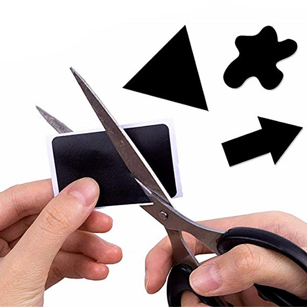 Self Adhesive Sticky Black Labels Roll — A Lot Mall