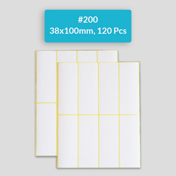 Self Adhesive Sticky White Labels 15 Sheets A5 Pack — A Lot Mall