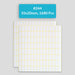 Self Adhesive Sticky White Labels 15 Sheets A5 Pack, #244,10x20mm