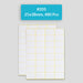 Self Adhesive Sticky White Labels 15 Sheets A5 Pack, #205,25x38mm