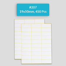 Self Adhesive Sticky White Labels 15 Sheets A5 Pack — A Lot Mall