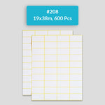 Self Adhesive Sticky White Labels 15 Sheets A5 Pack — A Lot Mall