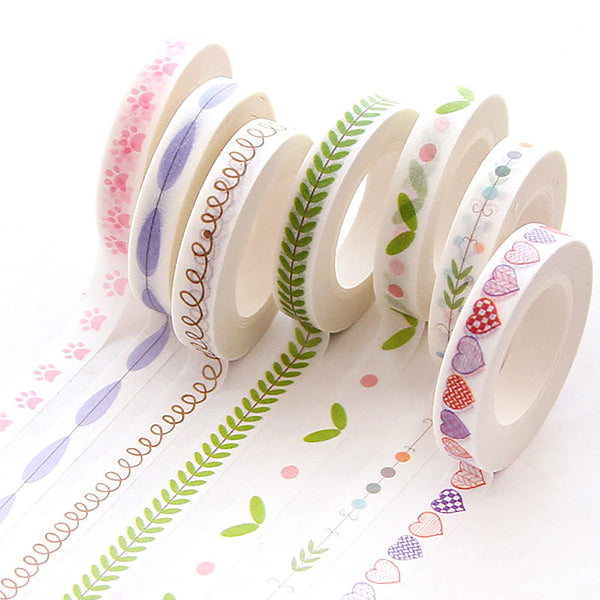 Slim Divider Line Decoration Washi Tape