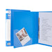 Spring Clip File Folder for A4 Document, Sky Blue