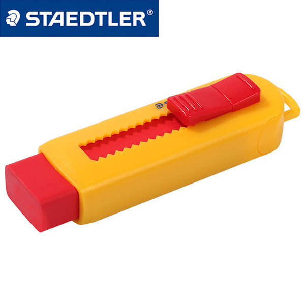 Staedtler Eraser with Sliding Sleeves 525 PS1-S, Orange and Red