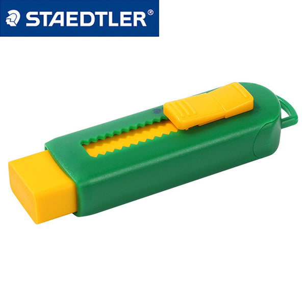 Staedtler Eraser with Sliding Sleeves 525 PS1-S, Green and Orange