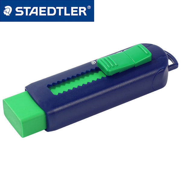 Staedtler Eraser with Sliding Sleeves 525 PS1-S, Blue and Green
