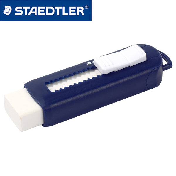 Staedtler Eraser with Sliding Sleeves 525 PS1-S, Blue and White