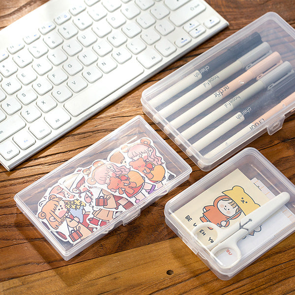 sticker aufbewahrung Sticker Clear Container Storage Box