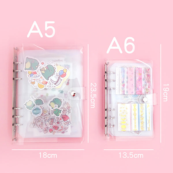 Stickers Organizer--Stickers Storage Case-- Stationery Storage  Pouch--Stickers, washi tapes, pens storage case--A5 or A6 Style